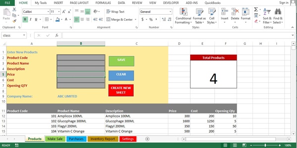 Comprehensive Sales And Inventory Management Excel Template xlsm 